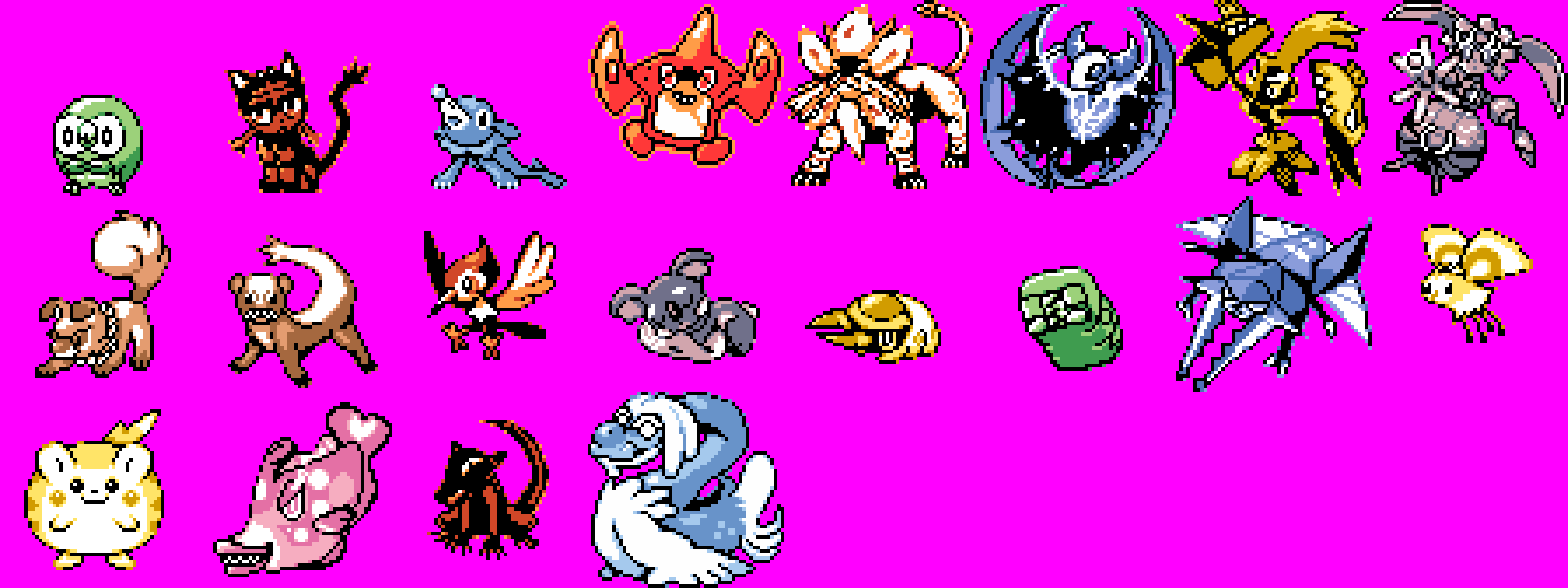 ポケモン初代風ドットまとめ Twitter