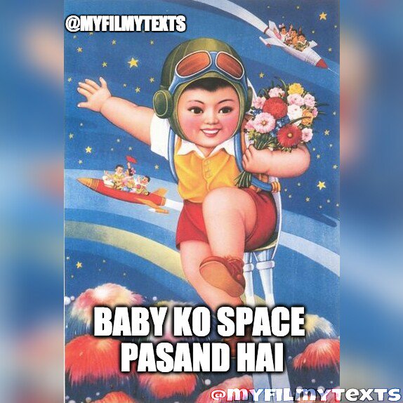 MyFilmyTexts's tweet photo. Happy #Friday! #BabyKoBassPasandHai but #Baby also likes this! 😉 #Sultan #Bollywood #EidWithSultan #YRF #SalmanKhan https://t.co/JrkWPUrr3W