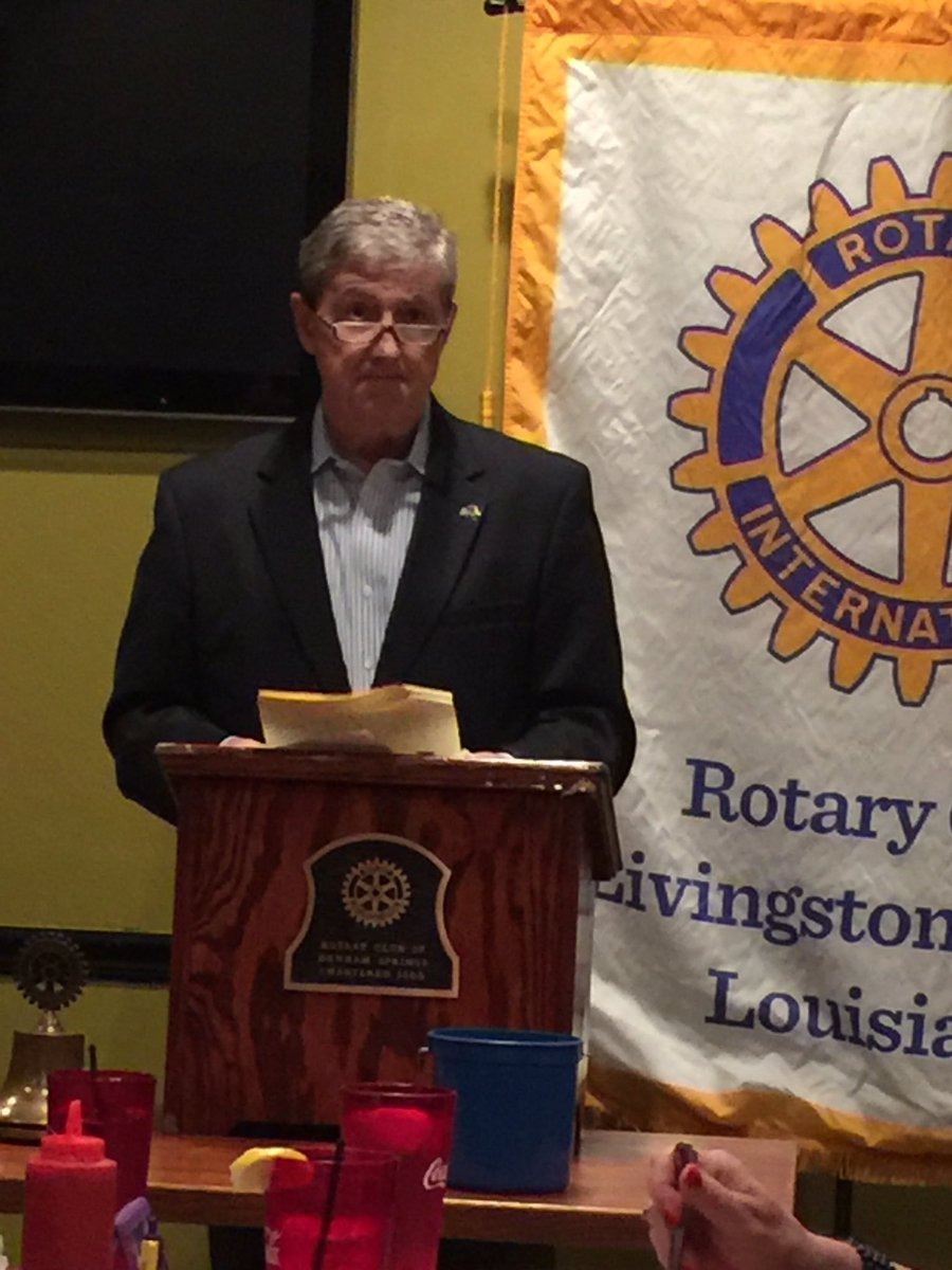 RotaryLP's tweet photo. #Louisiana budget topic today w/ speaker @JohnKennedyLA @LATreasury https://t.co/e27RCBKB4c