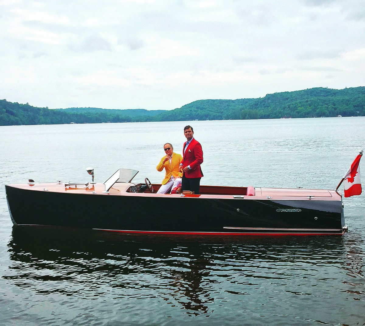 alextapscott's tweet photo. #Boatchain. Happy #Friday everyone. #BoatAttire (Who's better dressed?) https://t.co/cgS2xuID3M