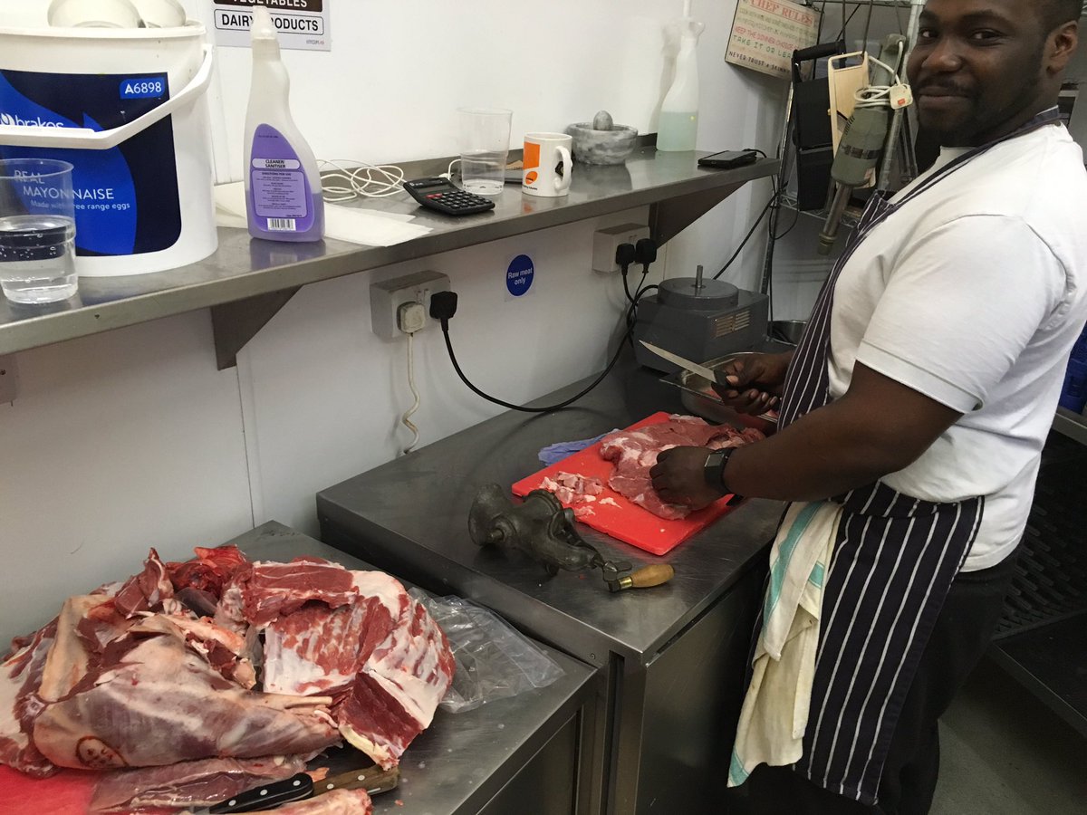 Meat prep for #sheffskitchen <a href="/WhirlowHallFarm/">WhirlowHallFarm</a> on Sunday
