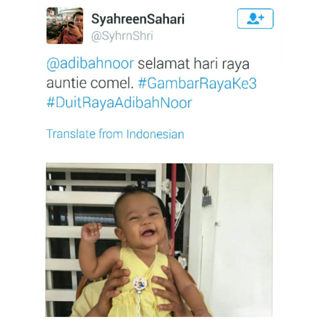 adibahnoor's tweet photo. Tahniah pemenang #DuitRayaAdibahNoor #GambarRayaKe3 kategori twitter. Emel nama+alamat pos: msadibahnoor@gmail.com https://t.co/XaDYXfiiyE