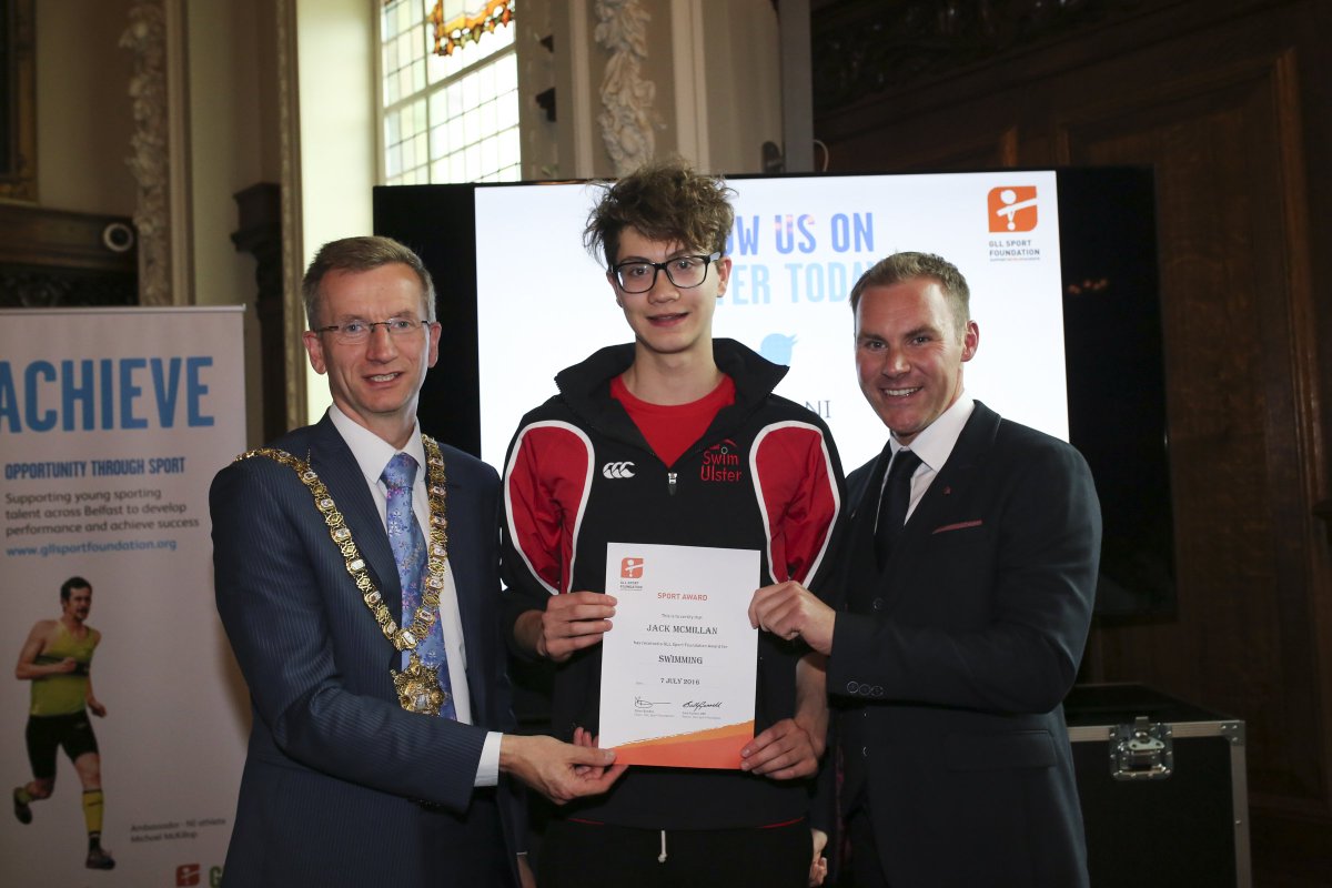 Better_NI's tweet photo. Congratulations to @gllsf athlete @Jackmac121 #GSFBELFAST https://t.co/weAdyeNMac