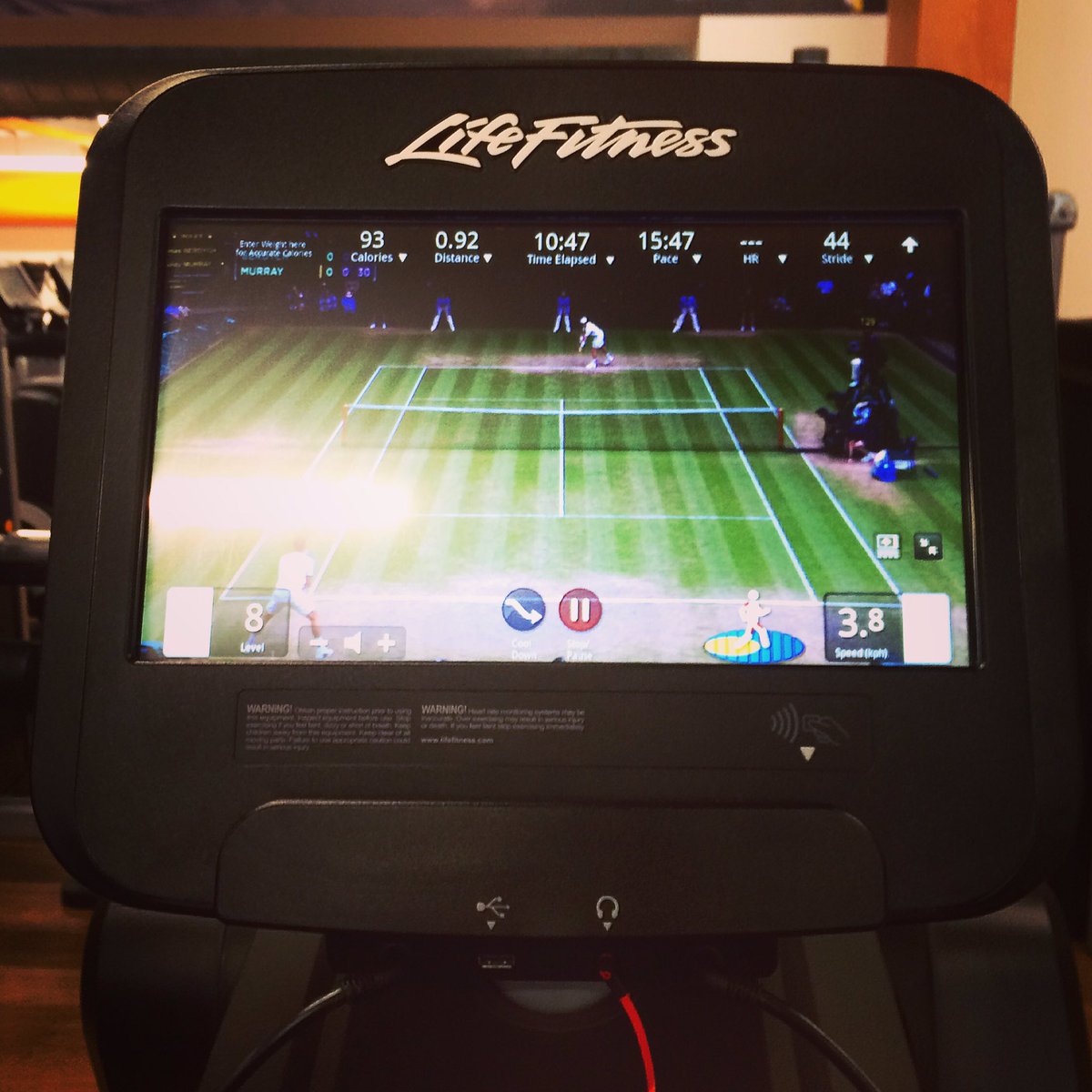 oncebyalys's tweet photo. #Cardio and #tennis #winning #oncebyalys #fitnessjourney #fitnessblogger #wimbledon2016 https://t.co/IihXh4GhxE