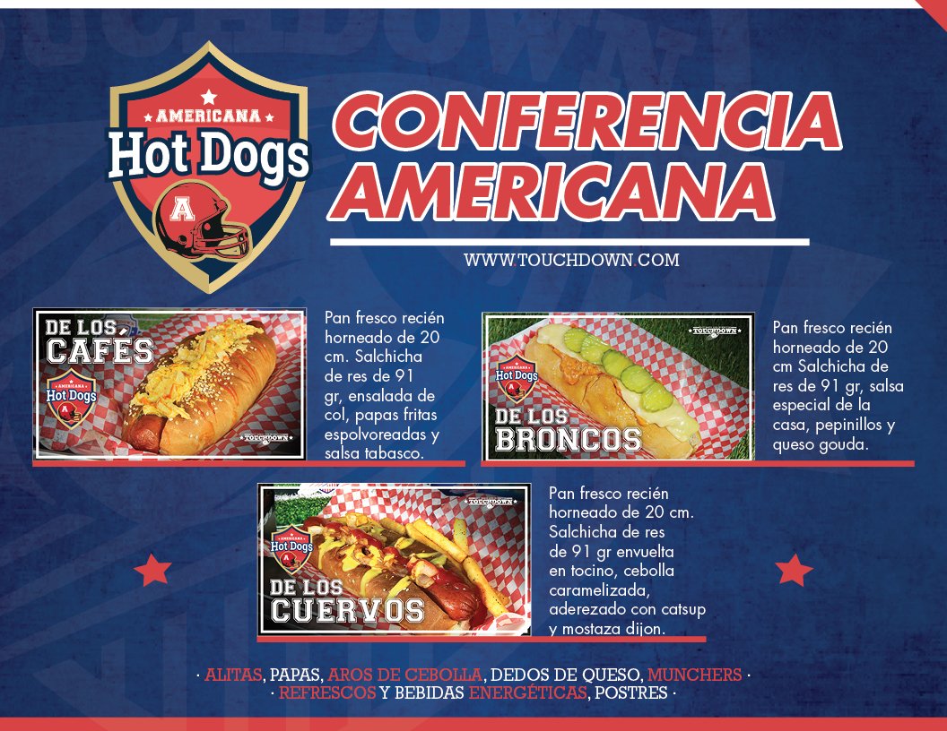 Touchdown_HB's tweet image. ¿Ya conoces el menú Touchdown?

¡Sacia tu antojo esta semana en nuestros puntos de venta!

#Foodtruck #BuenViernes🏈👊