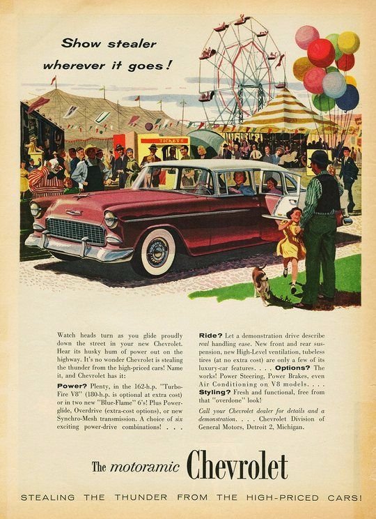 CYVChev's tweet photo. This vintage #Chevrolet ad is perfect for summer! #FBF https://t.co/GjNtPEDLIE