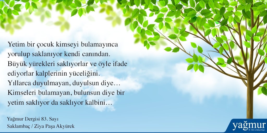 İnsanın gücü yetmiyor bir yerden sonrasına.Ey emanet canın sahibi,ey Rabbim diyor ve susuyor►goo.gl/aWhTFZ