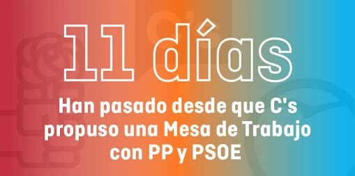 daniiglesias_93's tweet photo. Ya son 11 días los que han pasado desde que propusimos la mesa de trabajo con PP y PSOE.
#TiempodeAcuerdo https://t.co/QPnUTRgYgT