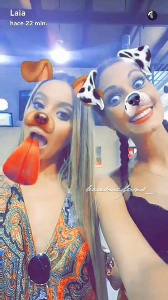 Bea y Laia vía SnapChat 👻💘 [laietacp] ¡Preciosas bichejos! 💜 | <a href="/_BeaMartinez_/">Beatríz Martinez</a> &amp; @Laaiieetaa1 |