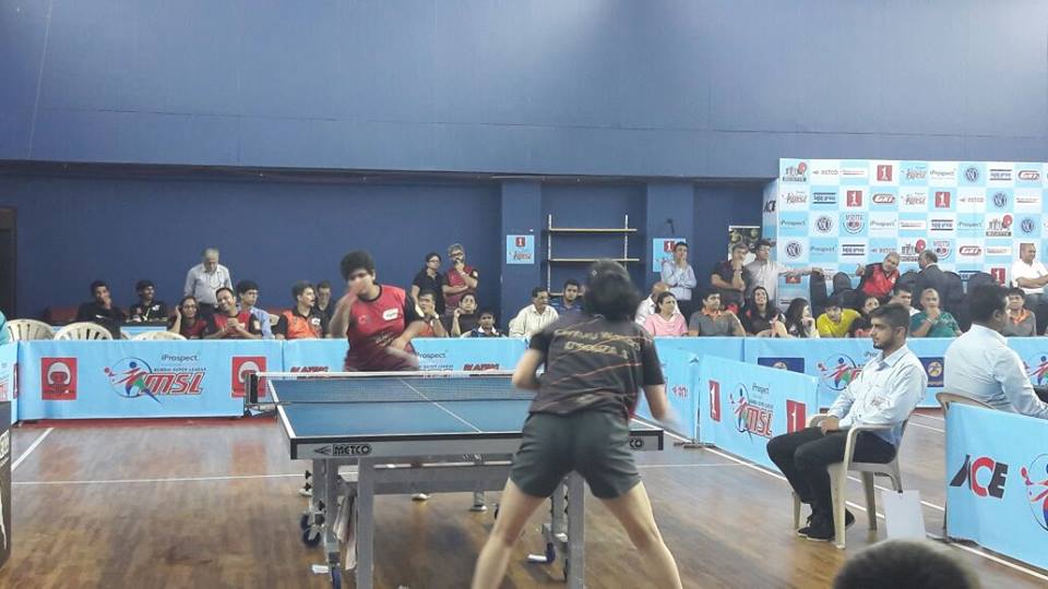 ttteamace's tweet photo. #mumbaisuperleague: single women category _ team ace (ashlesha Kulkarni) against century warriors (Senhora Dsouza). https://t.co/aThzMk8P9z