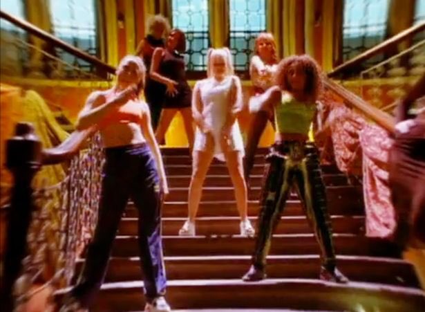 Thegilbertscott's tweet image. Today is all about THAT staircase @StPancrasRen -Happy 20th Anniversary #Wannabe ✌️ #SpiceGirls20