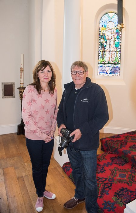 shotwithspirit's tweet photo. Great 2 meet #HelenWhittaker, creator #JesseWindow. After #Blessing we spontaneously went 2 see #LlanarthRC windows https://t.co/oOgXuJl7RF