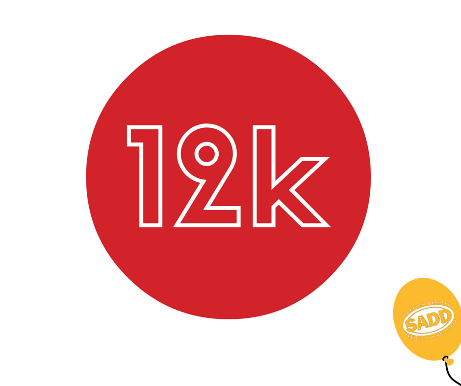 SADDnation's tweet photo. YOU DID IT! We reached 12,000 likes on Facebook! Give yourself an extra hug today from us. #Thanks #SADDnation https://t.co/2OYtpkLeeZ