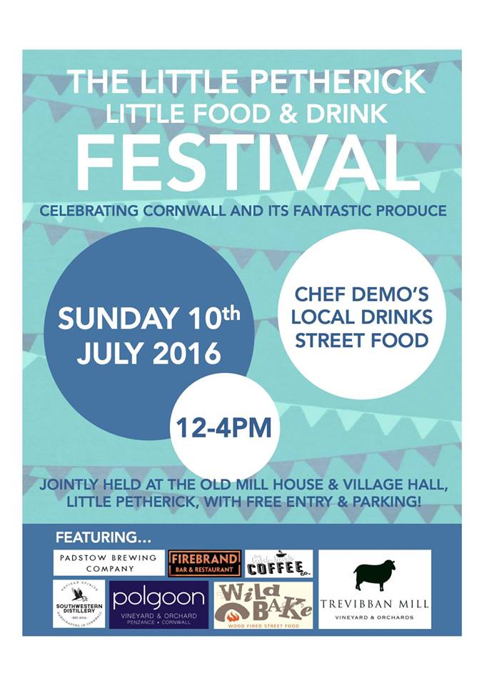 harbourholidays's tweet photo. This weekend. #TheLittleFoodandDrink Festival, #LittlePetherick
Sunday 10th July @OldMillPadstow Well worth going. https://t.co/iegrnQft8w