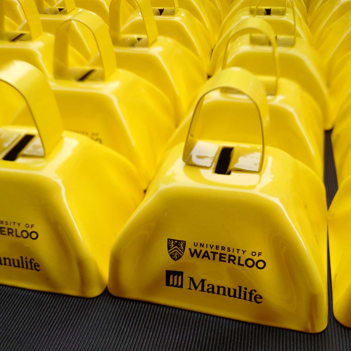 boydalison's tweet photo. Cowbells are ready for @uwaterlooalumni #yyc #UWaterlooAC #Stampede2016 https://t.co/Z0r7rWnyAF