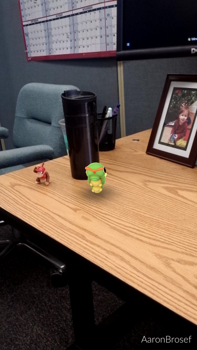 GatlingRecords's tweet photo. Don't touch my coffee, caterpie. #PokemonGO https://t.co/Yx2jCTN6Wf