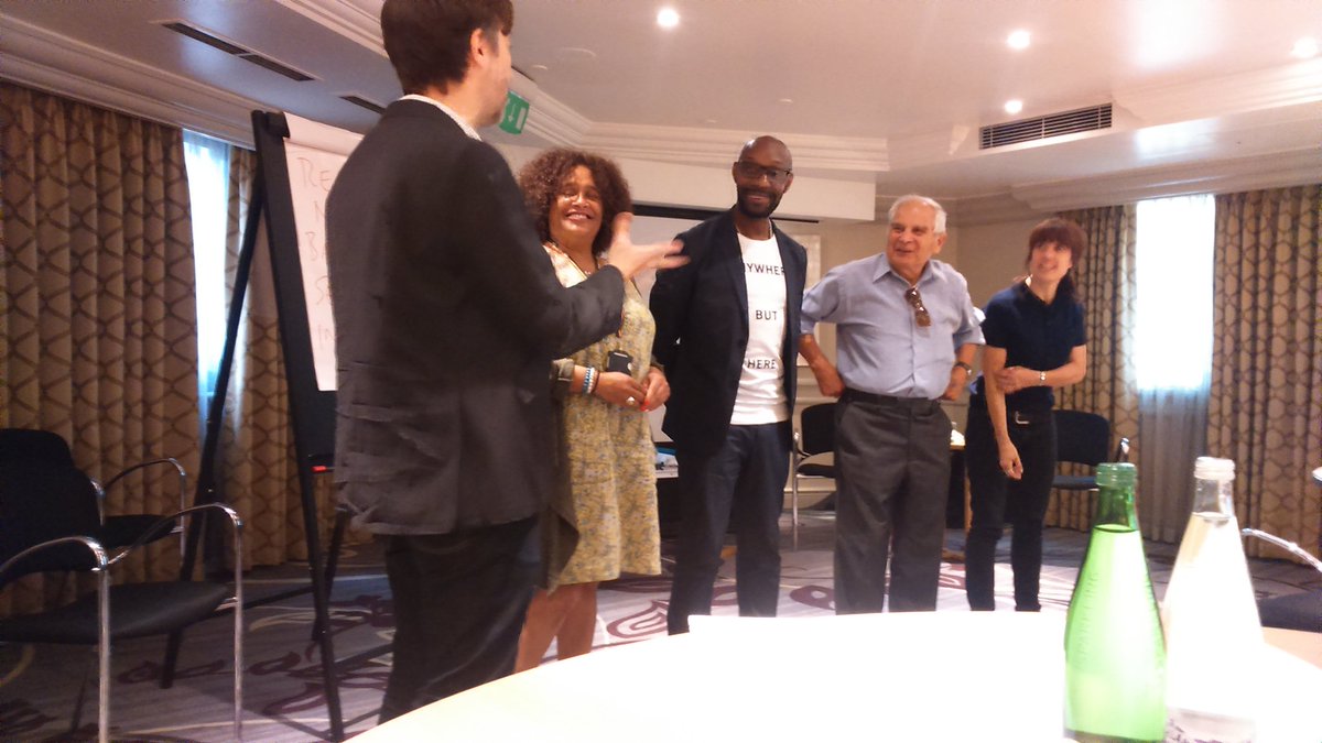 SimonAllcock's tweet image. Conference with customers @RiversideUK  - hilarious scenes with @SilverComedy.  Great #engagement