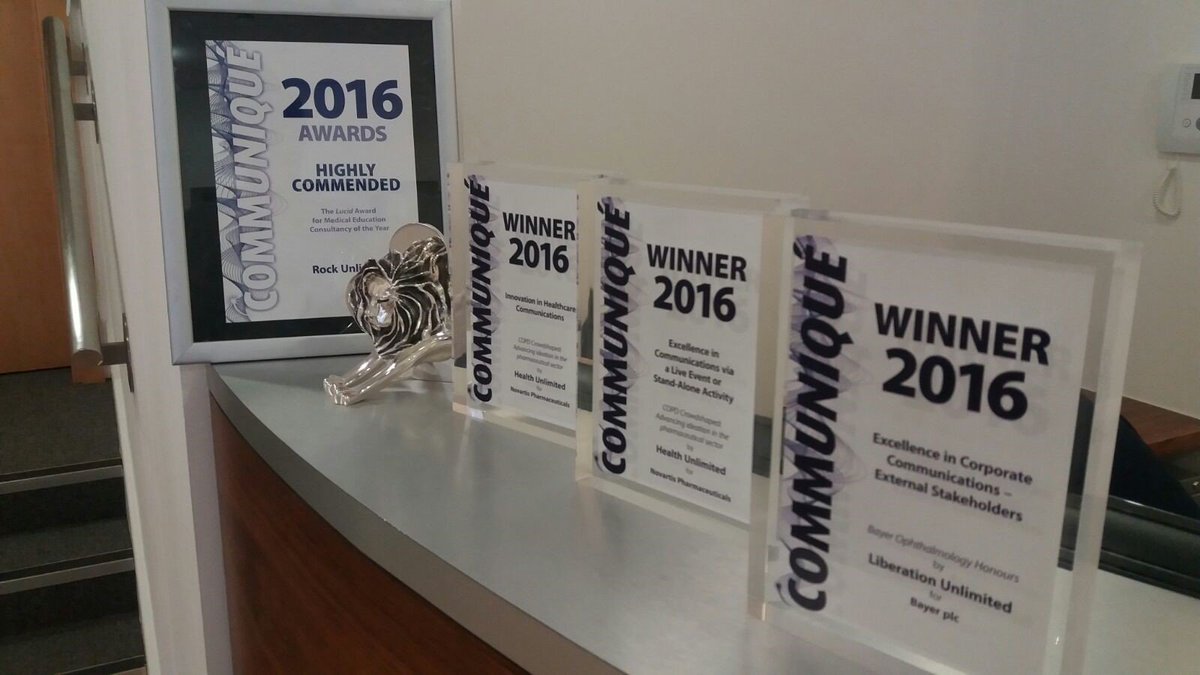 health_unltd's tweet photo. A successful couple of weeks! @DJMPANUnlimited @ROCKmedcomms @liberationcomms #winners https://t.co/JPo4zNQYSW
