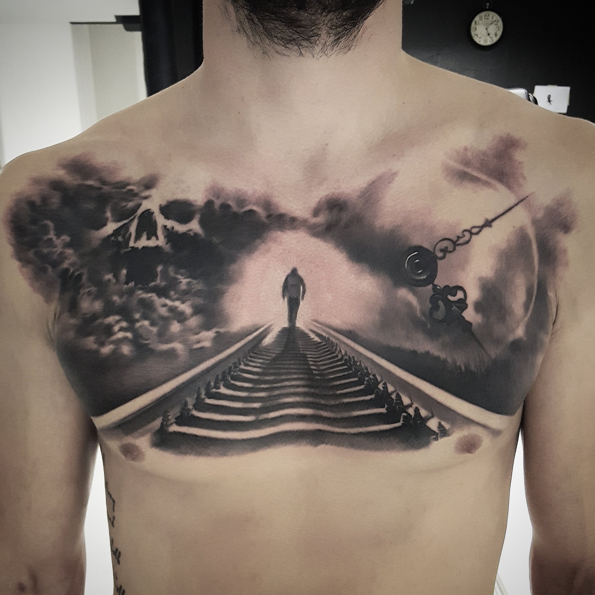 Stairway To Heaven Tattoo Chest 41 - i7sivfy