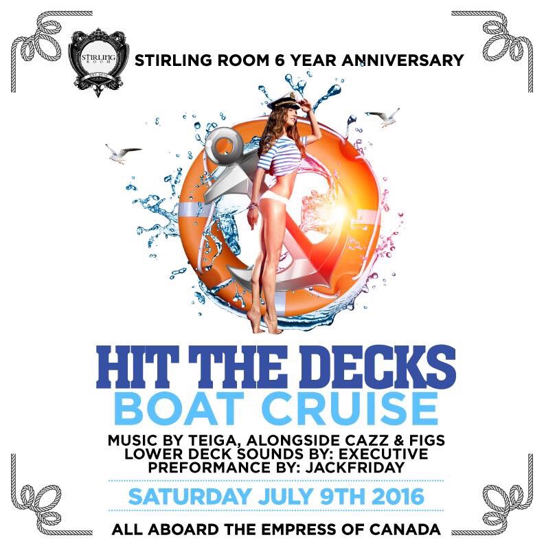 T.G.I.F For real, tho
Tomorrow we celebrate 6 years of Stirling Room. #Stirlingroom6  #toronto #party #boatcruise
