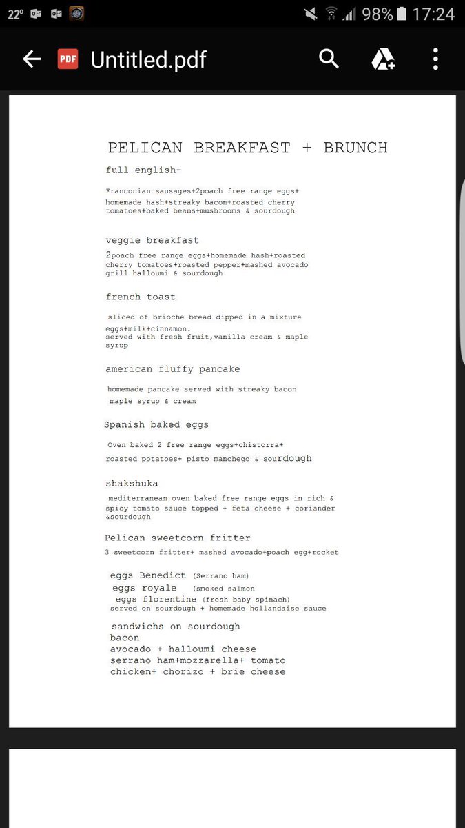 PelicanCafeBar's tweet photo. Our great new brunch menu launched tomorrow with a Spanish twist! #pelican #brunch #battersea #clapham #spanish https://t.co/mWA2bhNC28