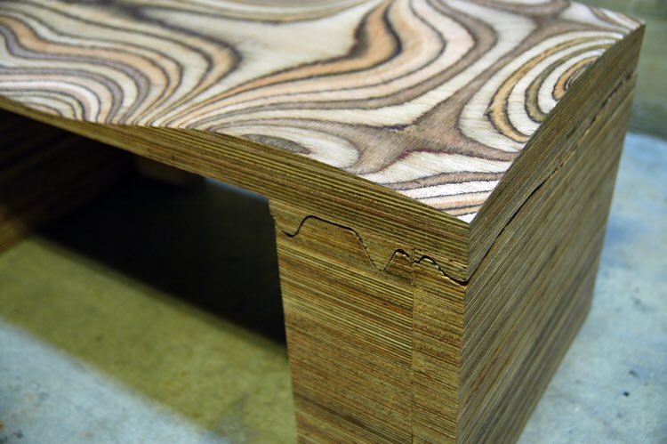 simplex_ds's tweet photo. A bench design in collaboration with Christina Cho and Jeongjun Song. CNC milling. https://t.co/0udvKKVMrZ