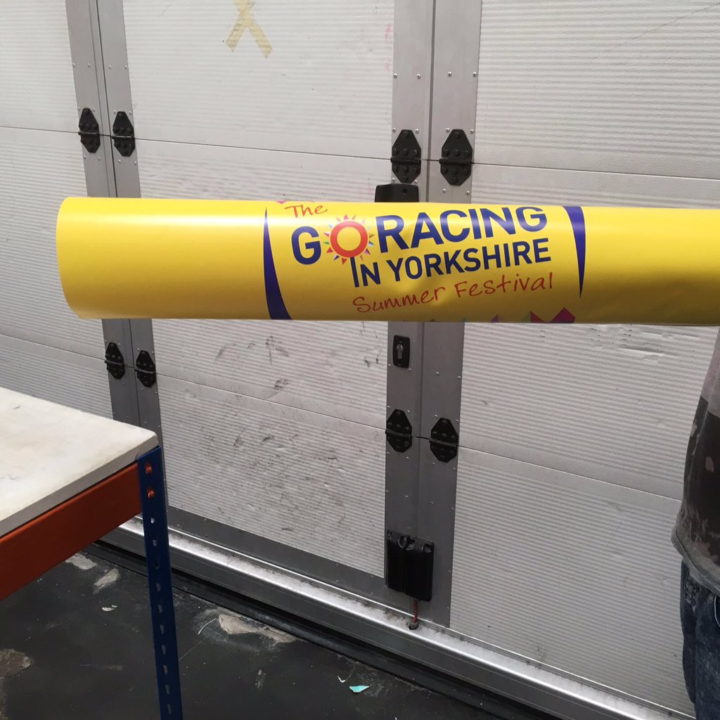 Jigsawsignage's tweet photo. Some new items hot of the jigsaw production line ready for the @YorkshireRacing summer festival https://t.co/OmOsDH31e9