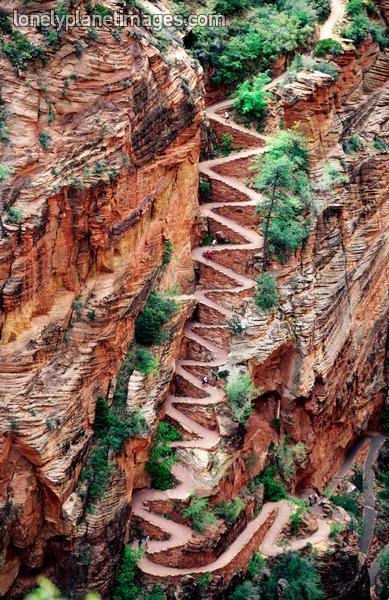 Walter's Wiggles on way to Angel's Landing in Zion N.P. Utah #hiking #adventure #explore