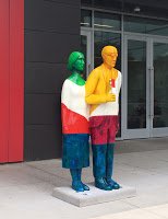 go_cedarrapids's tweet photo. Scavenger Hunting the Grant Wood "Overalls All Over" Way #croveralls #gocr @Iwritemyworld https://t.co/tCvumhWCAH https://t.co/UUi2YHDXrN