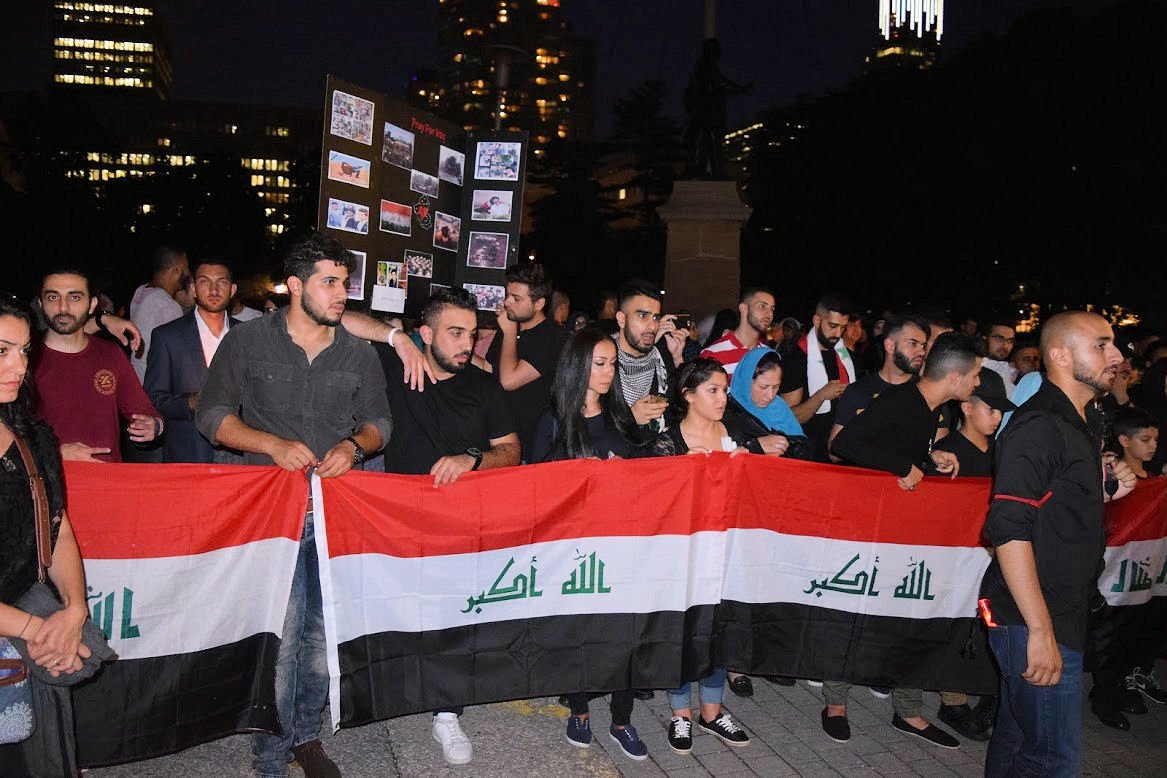 SalmaZahid15's tweet photo. Was moving to stand united against terrorism at the vigil for Iraq bombing victims https://t.co/LNixA8wd5p #cdnpoli https://t.co/dB4cMVBKqq