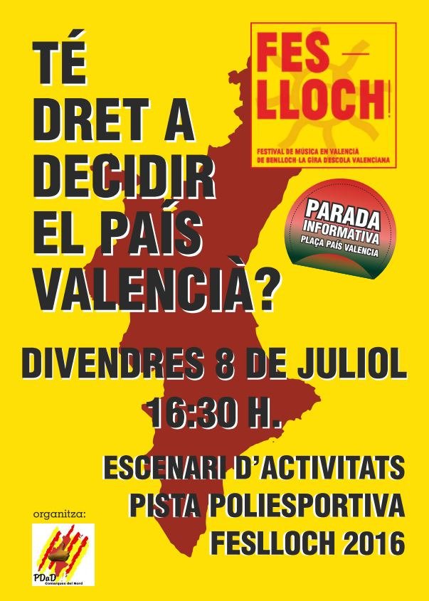 InfanteAntoni's tweet photo. En 30 minuts debat al @Feslloch sobre el Dret a Decidir i el País Valencià #Feslloch2016 @Jodad_pv @laveupv https://t.co/TcDoulJZUB