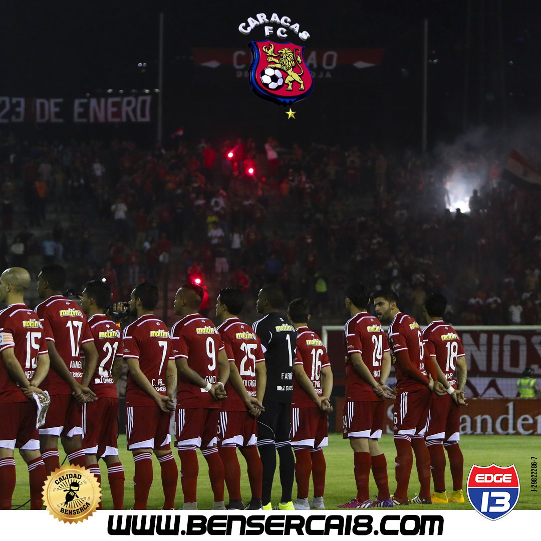 Caracas_FC's tweet photo. ¡El #CaracasFC ya arrancó el #TorneoClausura2016! #cascosedge13 y #benserca apoyando el fútbol nacional. #FutVe https://t.co/2D2z0dhHcZ