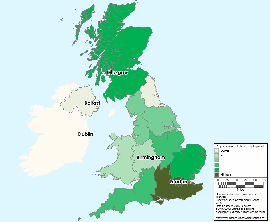 CACI_LocStrat's tweet image. .@CentreforCities revealed that London contributes a 1/3 of UK tax but how does employment vary by region #StatDrop