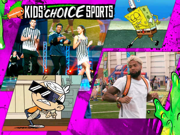Nickelodeon's tweet photo. Watch your fav Nick stars accept #TheRunningManChallenge as they prep for #KidsChoiceSports! https://t.co/xBEnQiq8Eg https://t.co/wZLe1v42Wi