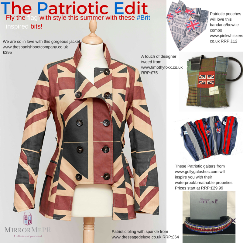 MirrorMePR's tweet photo. Our #Patriotic edit feat. @myspanishboots @timothyfoxx @PinkWhiskers1 @GollyGaloshes @Dressage_Deluxe #Britbits https://t.co/UZxB9b23IV