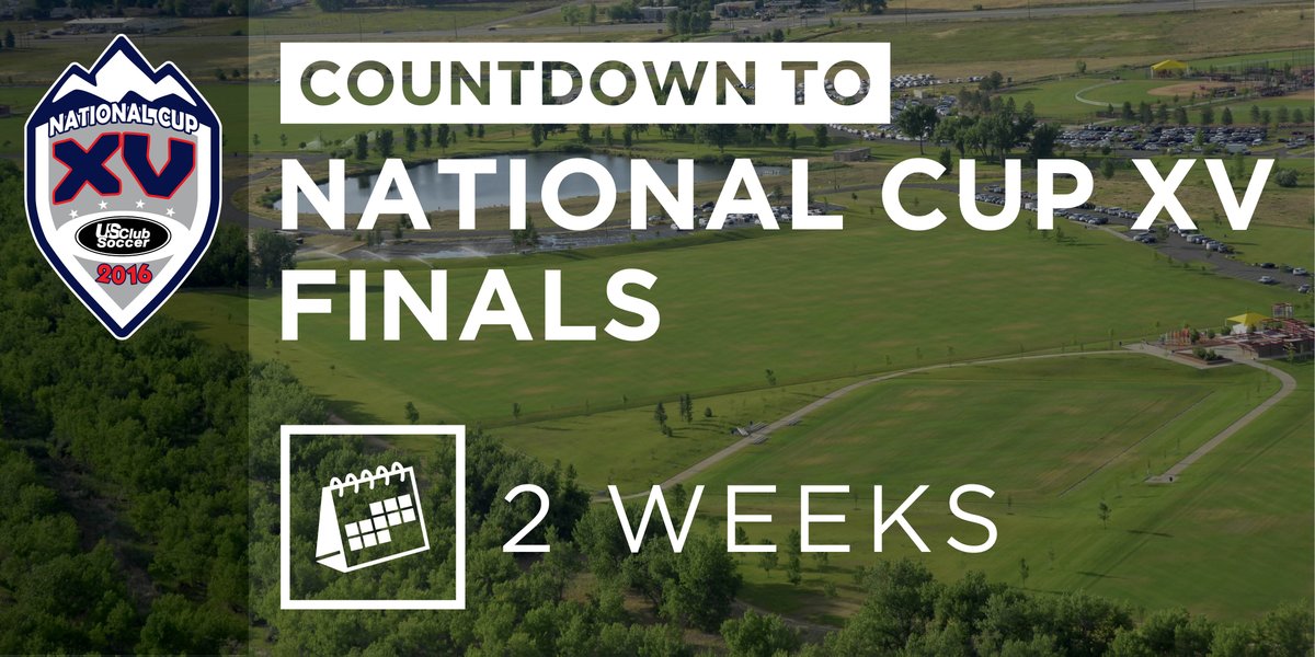 USClubSoccer's tweet photo. It's getting closer... #NationalCupXV Finals just a couple weeks away. https://t.co/5Xnv7Veic9
