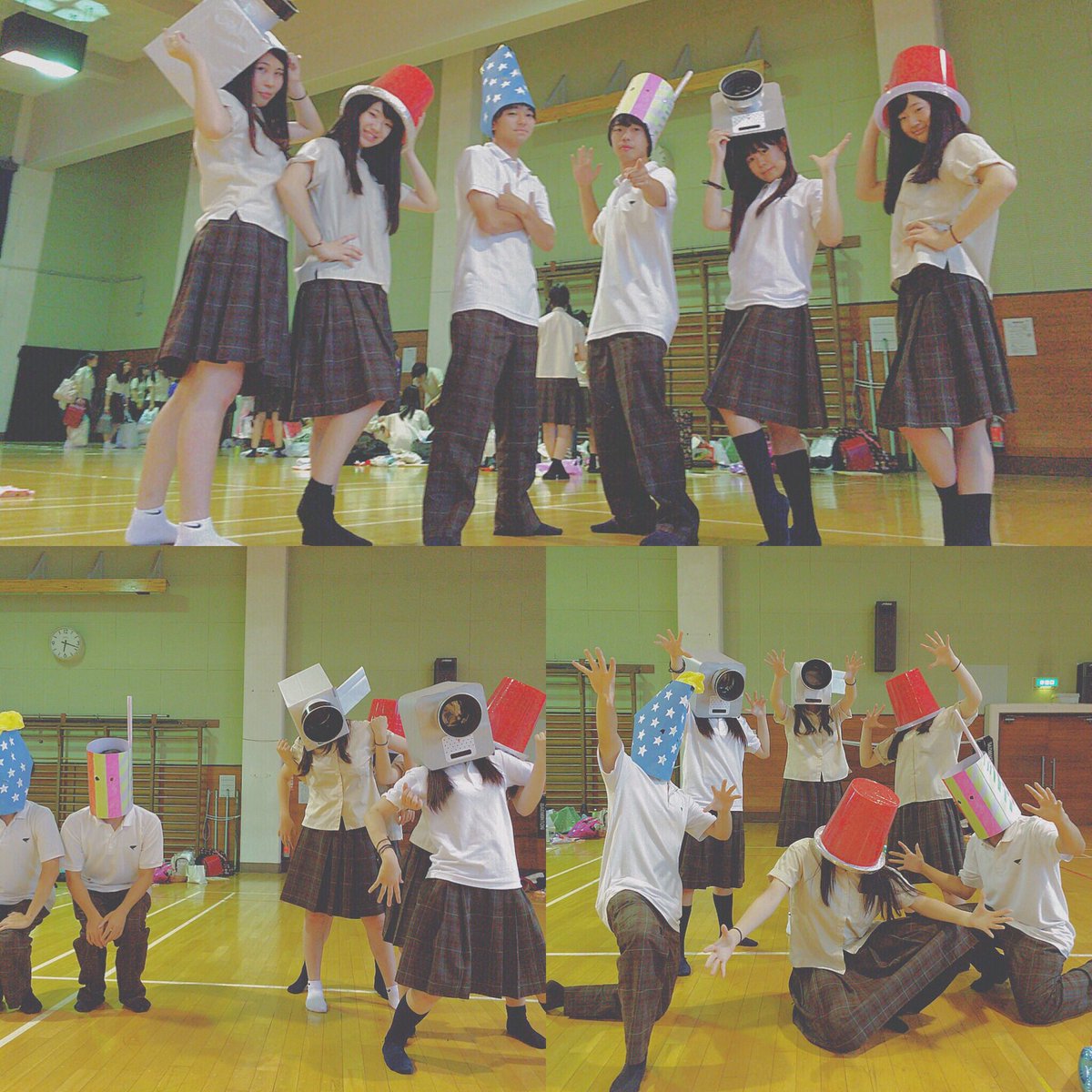 drf0220's tweet photo. 今までダンスの発表があるたびに
載せてきたけど
これで最後なのか~（ ;  ; ）

明日からまた普通に
体育館に行って部活したい

今日危なくなったとき
まっちーがんばれてたくさん声が聞こえてすごい励みになりましたありがとう😣 https://t.co/717IhoCNEG