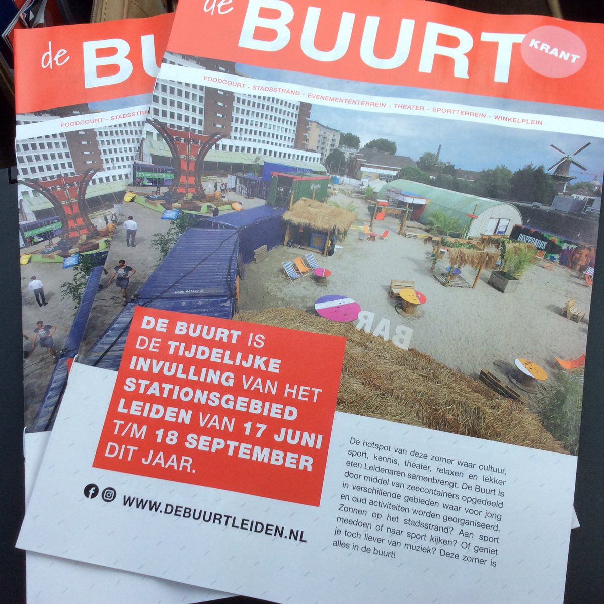 Een echte #buurtkrant door #los <a href="/RoaldLaport/">Roald Laport</a> en #team nu verkrijgbaar in #debuurtleiden mooi resultaat