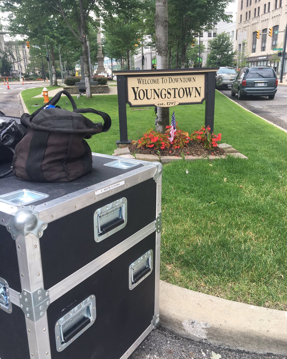 DTShutdown's tweet photo. Setting up the stage for TONIGHT in Downtown Youngstown THE CLARKS with opener The Vindys! 7pm, $10, Ages 18+ https://t.co/kxTeKgi2XY