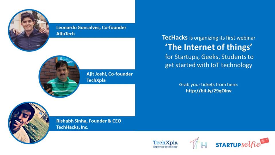 startupselfies's tweet image. TecHacks is organizing its first webinar
Grab your tickets here: bit.ly/29qOlnv

#TecHacks #startupslefie