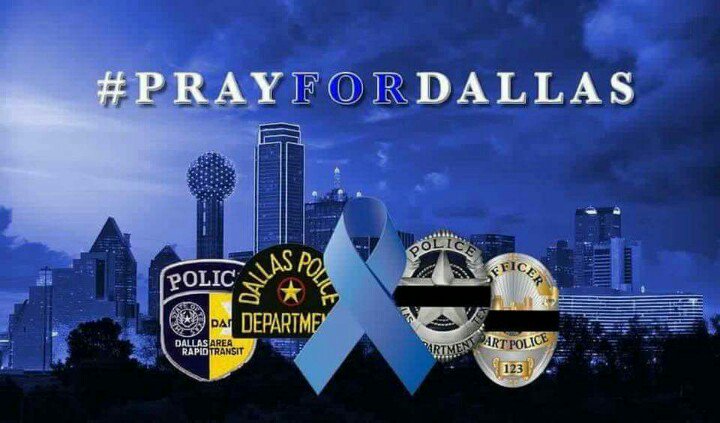 NYPD109Pct's tweet photo. Our thoughts and prayers are not only with Dallas, but with all of America. We need a healing. More love, less hate! https://t.co/k79IGZLP6b