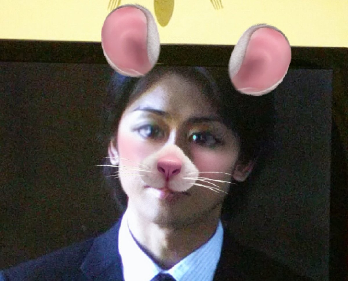 ShoyukoT's tweet photo. I was on snapchat. And I used the filters on maou and I am dying https://t.co/kri0zP4vY6