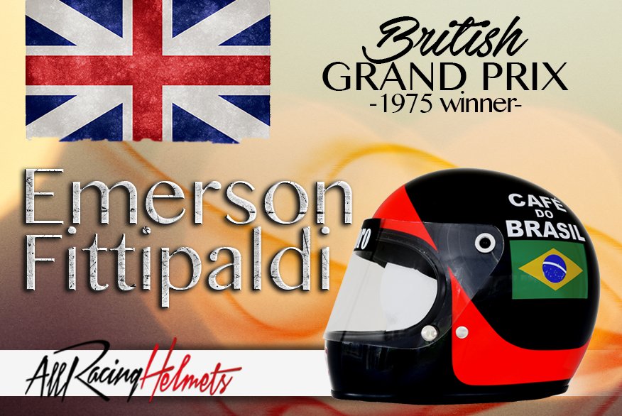 allracinghelmet's tweet photo. F1 Grand Prix Previous Winners
#BritainGP #EmersonFittipaldi
#GP #F1driver #allracinghelmets #ARH #ReplicaHelmets https://t.co/bdlaZuxr5l