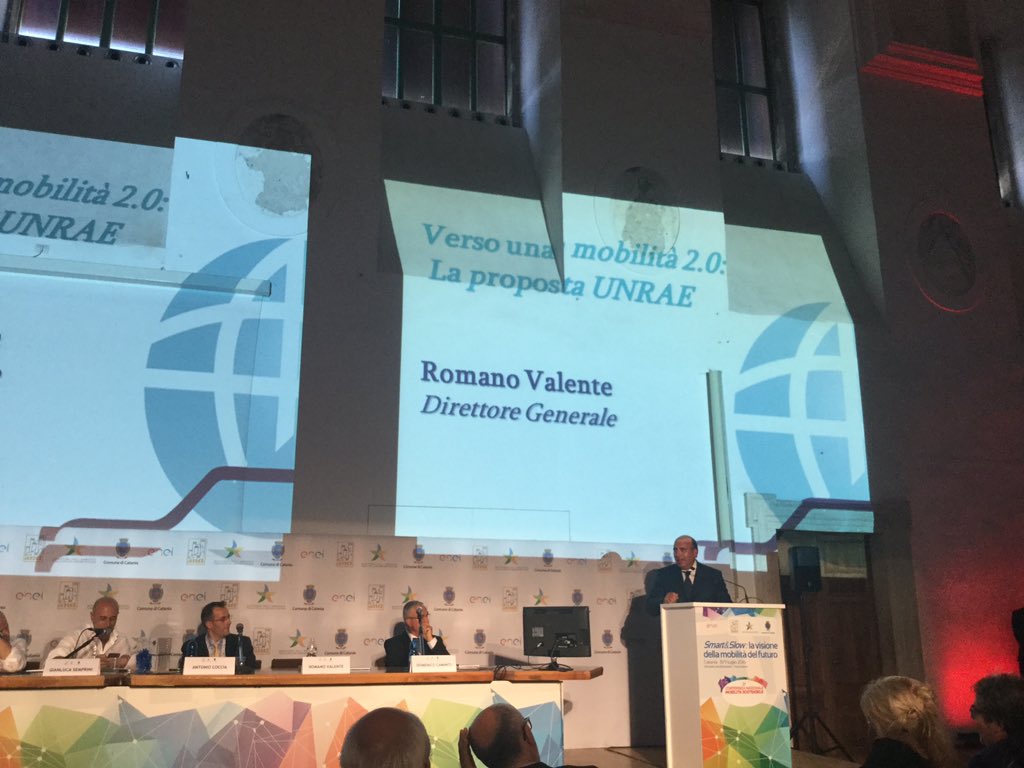#mobilitAnci2016 Romano Valente Direttore Generale UNRAE l'auto è ancora elemento centrale della mobilità italiana
