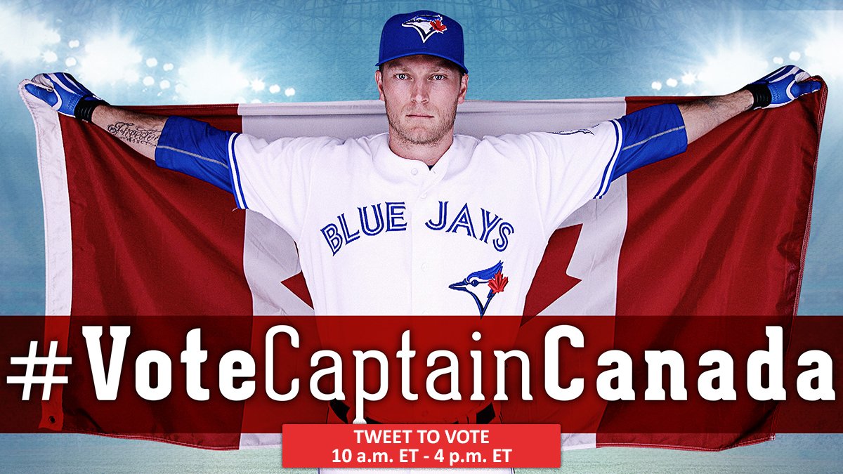 All tweets and retweets with #VoteCaptainCanada will count as votes today.

Keep voting!