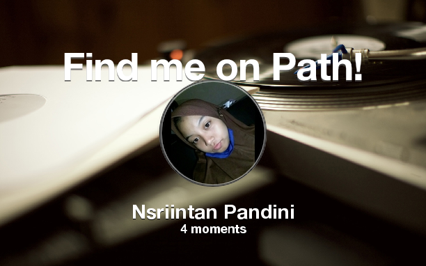 Nsriintan's tweet photo. Find me on #Path now! Go to https://t.co/w9e8YWSKXH https://t.co/kn2gnt22yt