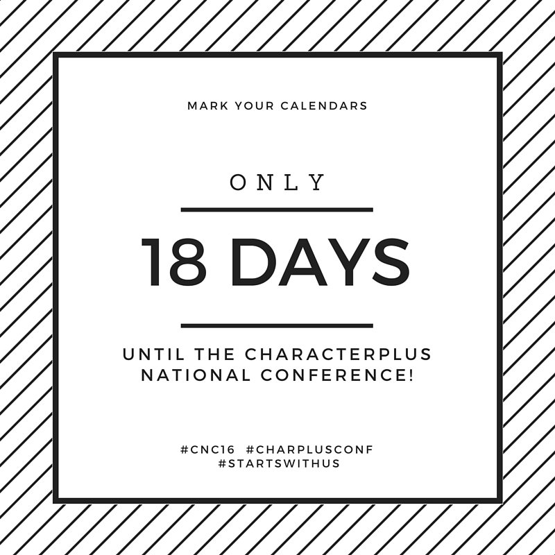 CharacterPlus's tweet photo. #CNC16 #charplusconf #startswithus https://t.co/kqXgIEVTSq