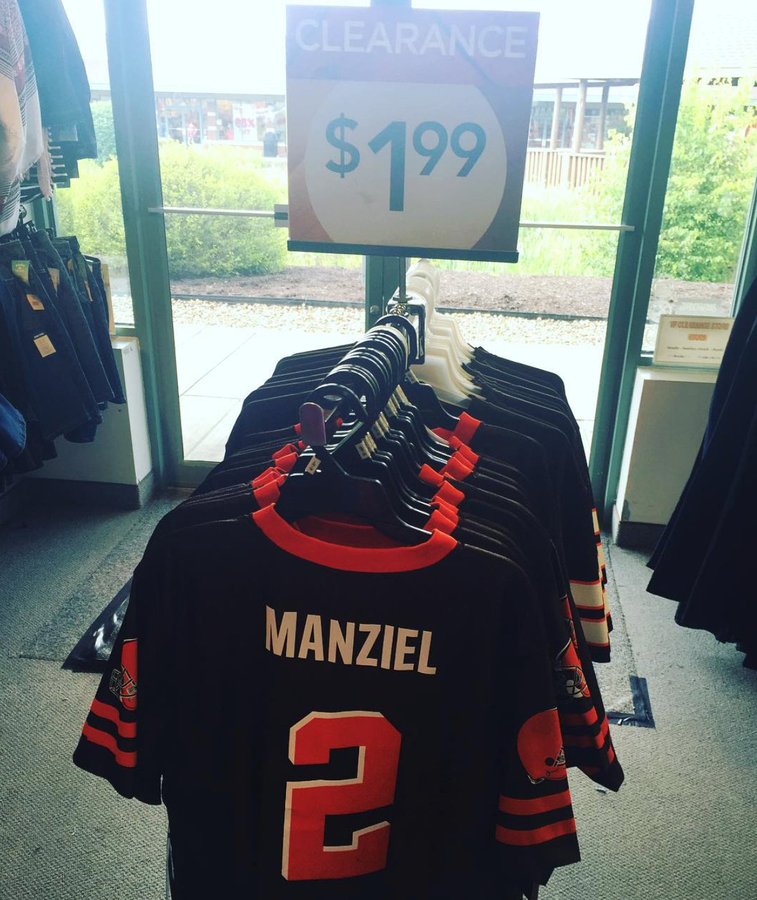 Johnny Manziel had this response to his Browns jerseys selling for $1.99 -  CBSSports.com