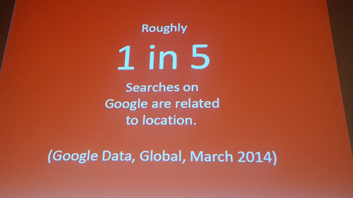 Local searches on #Google 
#wmf16 #marketingdigital