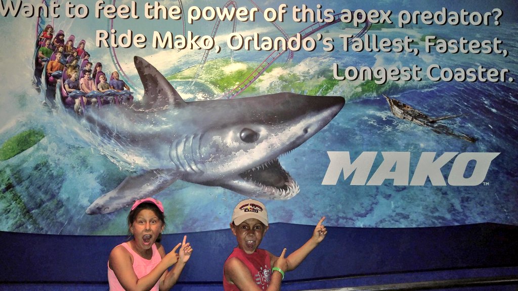 MrsBowlinEJHS's tweet photo. Since when did Seaworld get intense roller coasters?!Much to my chagrin, both kids are now 54 inches tall. #WeRodeIt https://t.co/K5dL3TzcSh